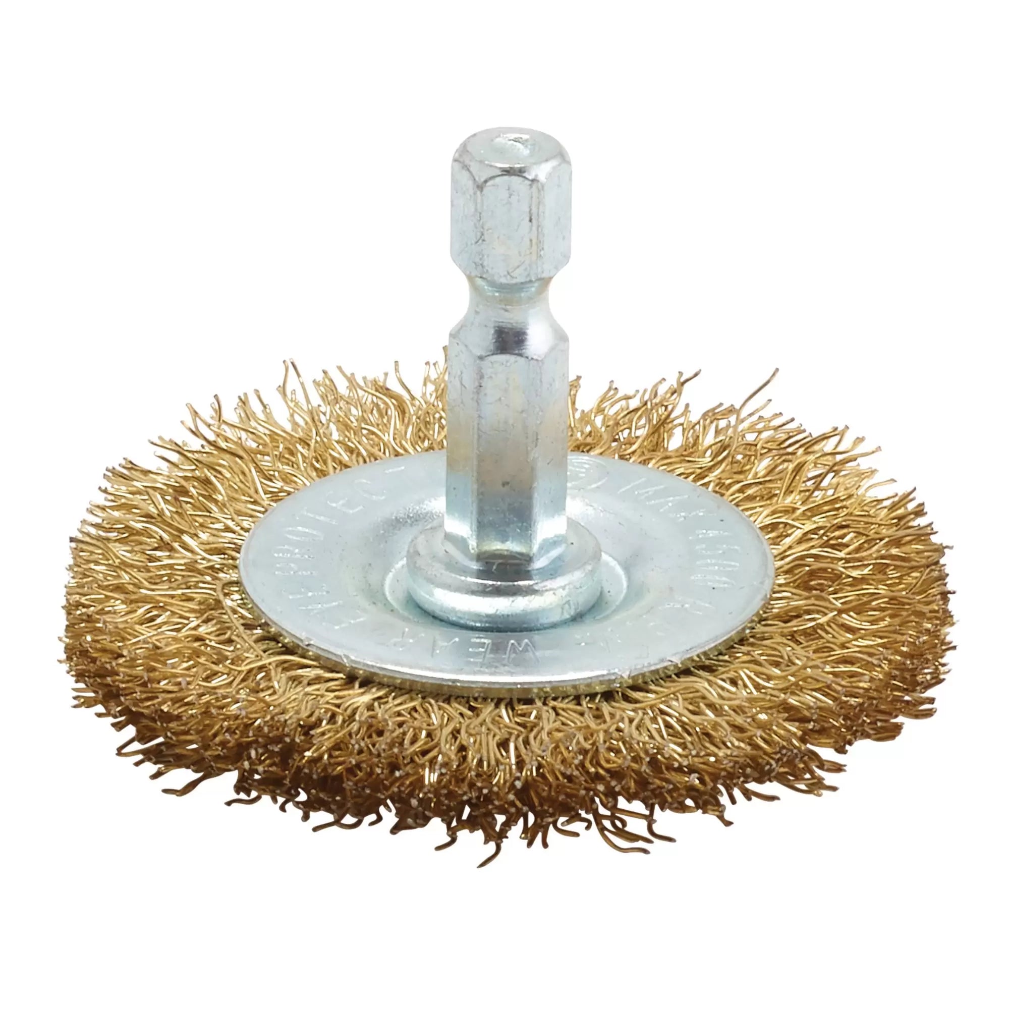 Draper Tools - 41427 - Brassed Steel Crimped Wire Wheel Brush, 50mm