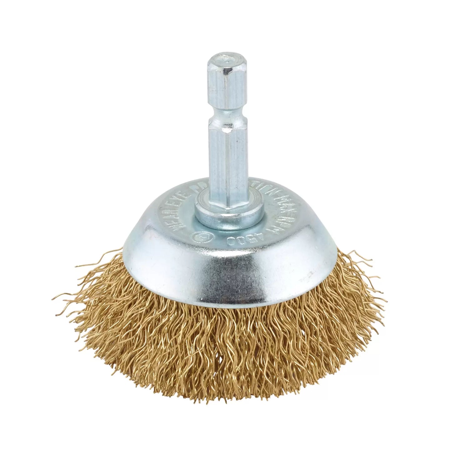 Draper Tools - 41431 - Brassed Steel Crimped Wire Cup Brush, 40mm