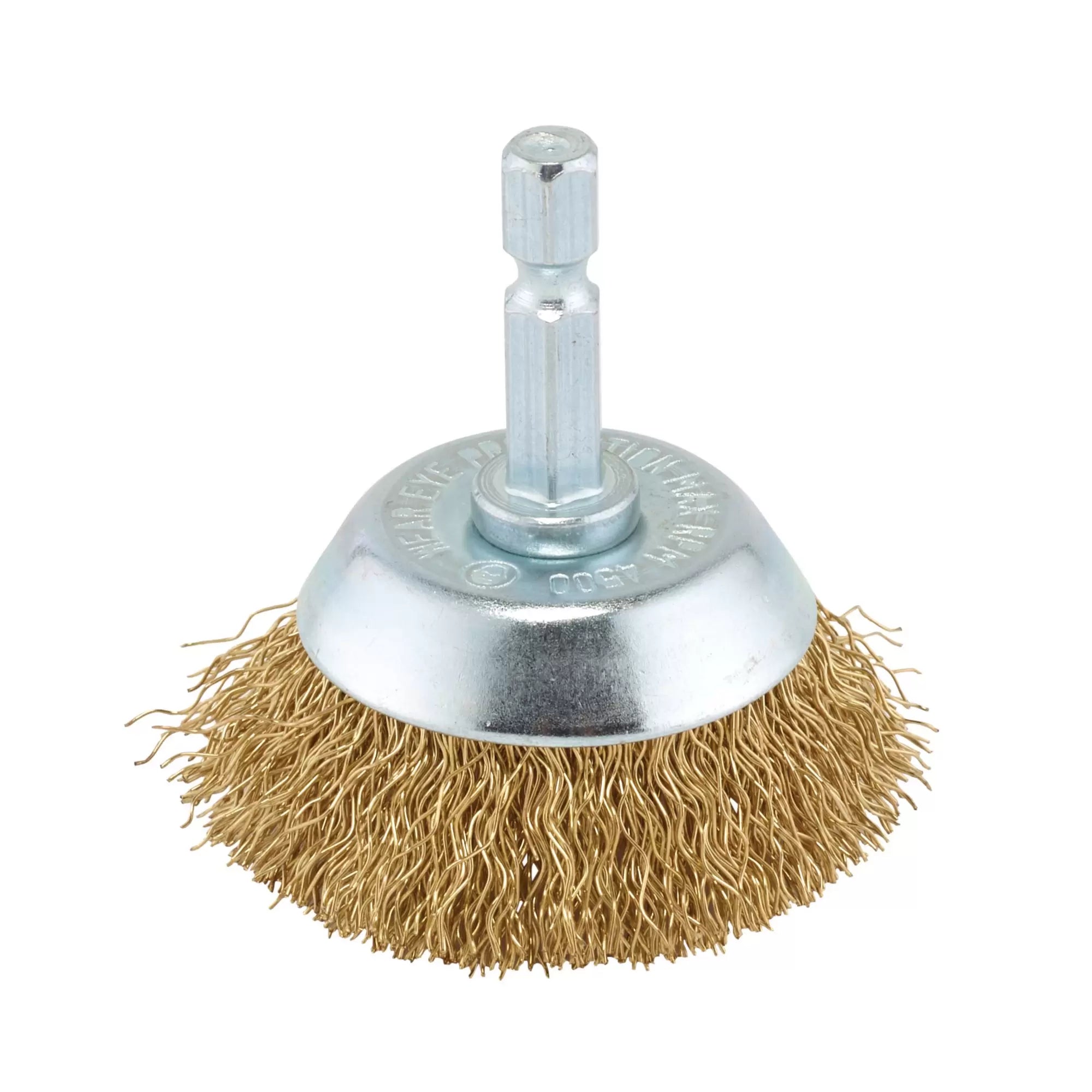 Draper Tools - 41431 - Brassed Steel Crimped Wire Cup Brush, 40mm