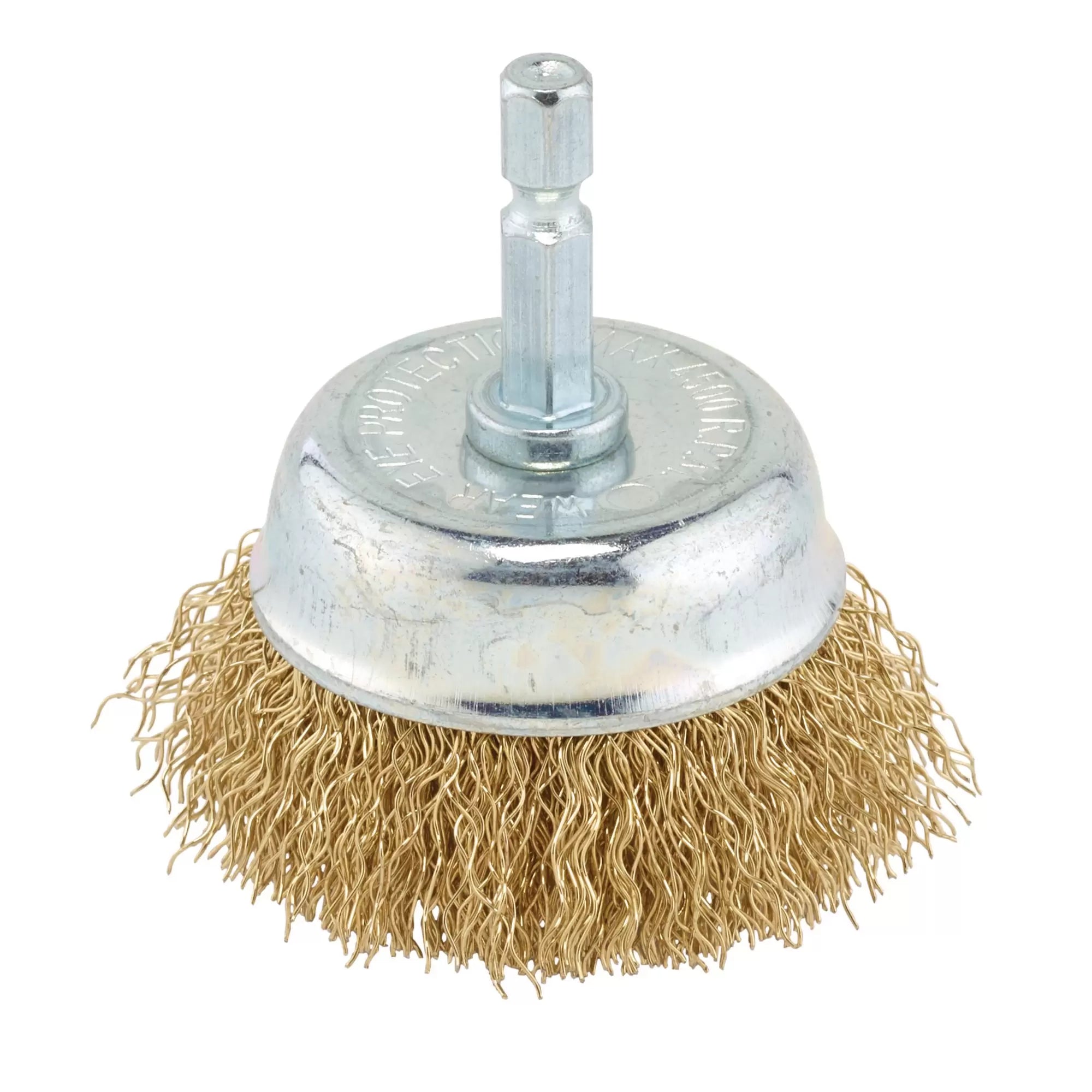 Draper Tools - 41432 - Brassed Steel Crimped Wire Cup Brush, 50mm