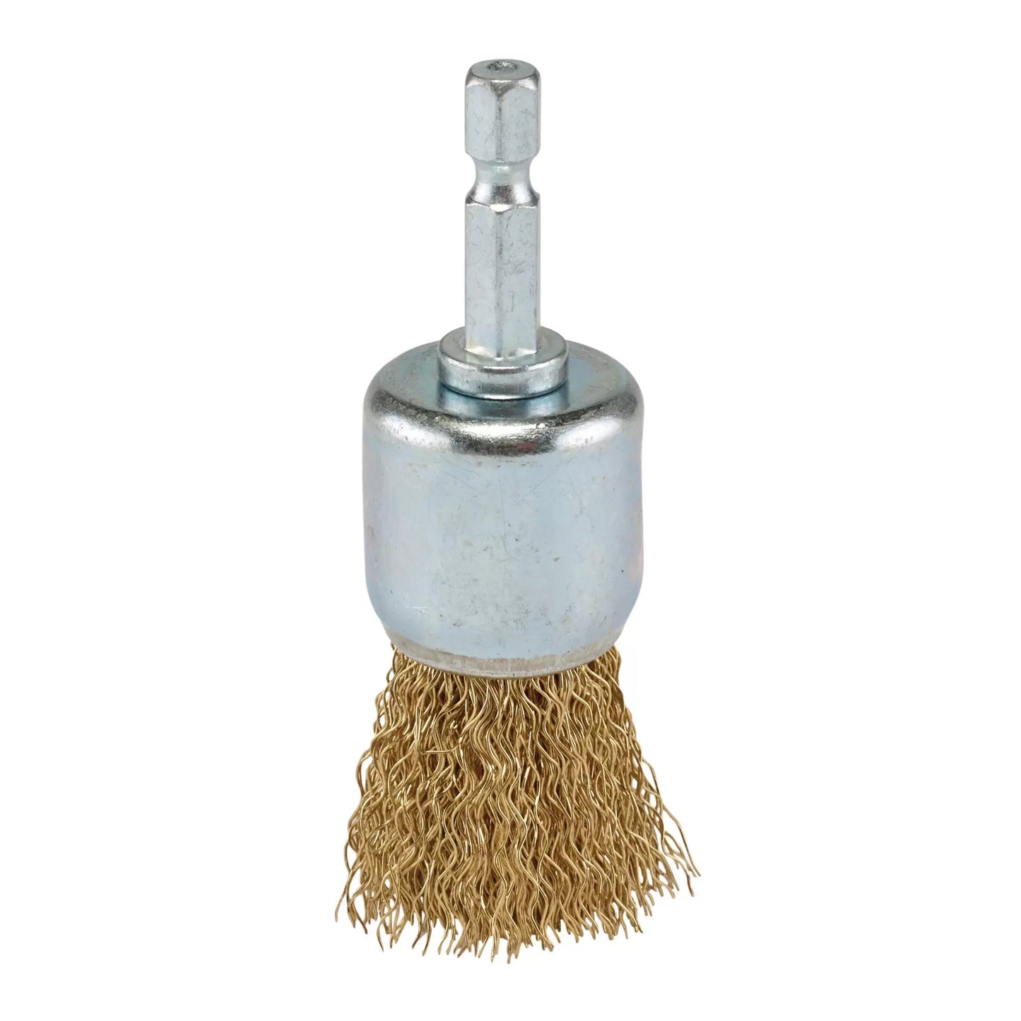 Draper Tools - 41438 - Brassed Steel Crimped Wire End Brush, 25mm