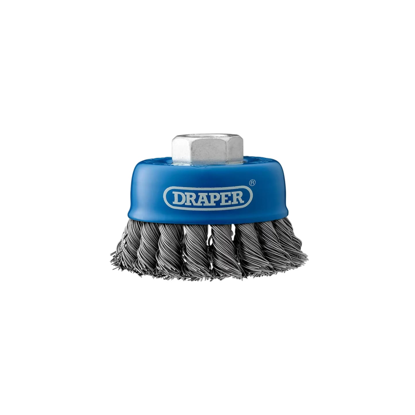 Draper Tools - 41449 - Steel Twist-Knot Wire Cup Brush, 75mm, M14