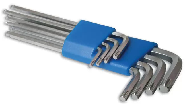 Laser - 4180 - Ball-Ended Hex & Star Key Set 8pc