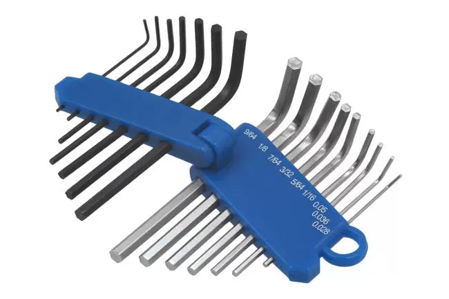 Laser - 4196 - Miniature Metric & Imperial Hex Key Set 16pc