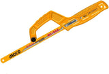 INGCO 12-Inch (300mm) Mini Hacksaw Frame with Pistol Grip – MHHF1504