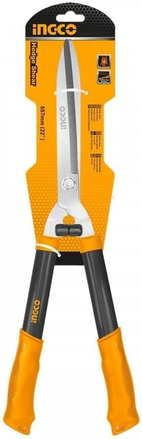 &nbsp;INGCO 22-Inch Hedge Shears – Professional Garden Scissors, Teflon-Coated Blades – HHS62011