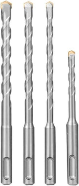 INGCO 4-Piece Masonry Hammer Drill Bit Set for Concrete & Brick – AKDB2055
