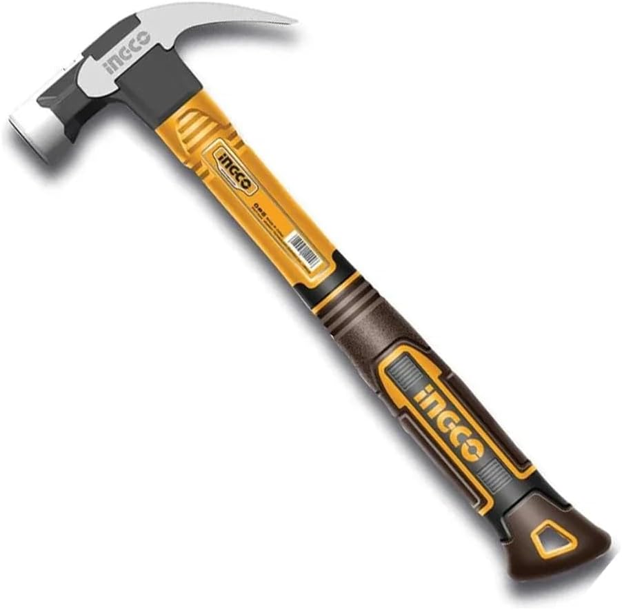 INGCO 16 oz (450g) Fiberglass Claw Hammer – HCH81016