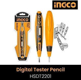 INGCO Digital Voltage Tester Pen – AC 12-500V with LCD Display – HSDT2201