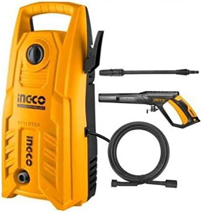 INGCO 1400W Electric Pressure Washer – 130 Bar, 5m Hose, Compact – PW14001
