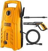 INGCO 1400W Electric Pressure Washer – 130 Bar, 5m Hose, Compact – PW14001