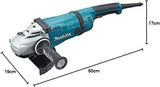 Makita220V Electric Angle Grinder 230mm (9"), 2400W, Large Trigger Switch, 6600 RPMSKU: GA9030X01