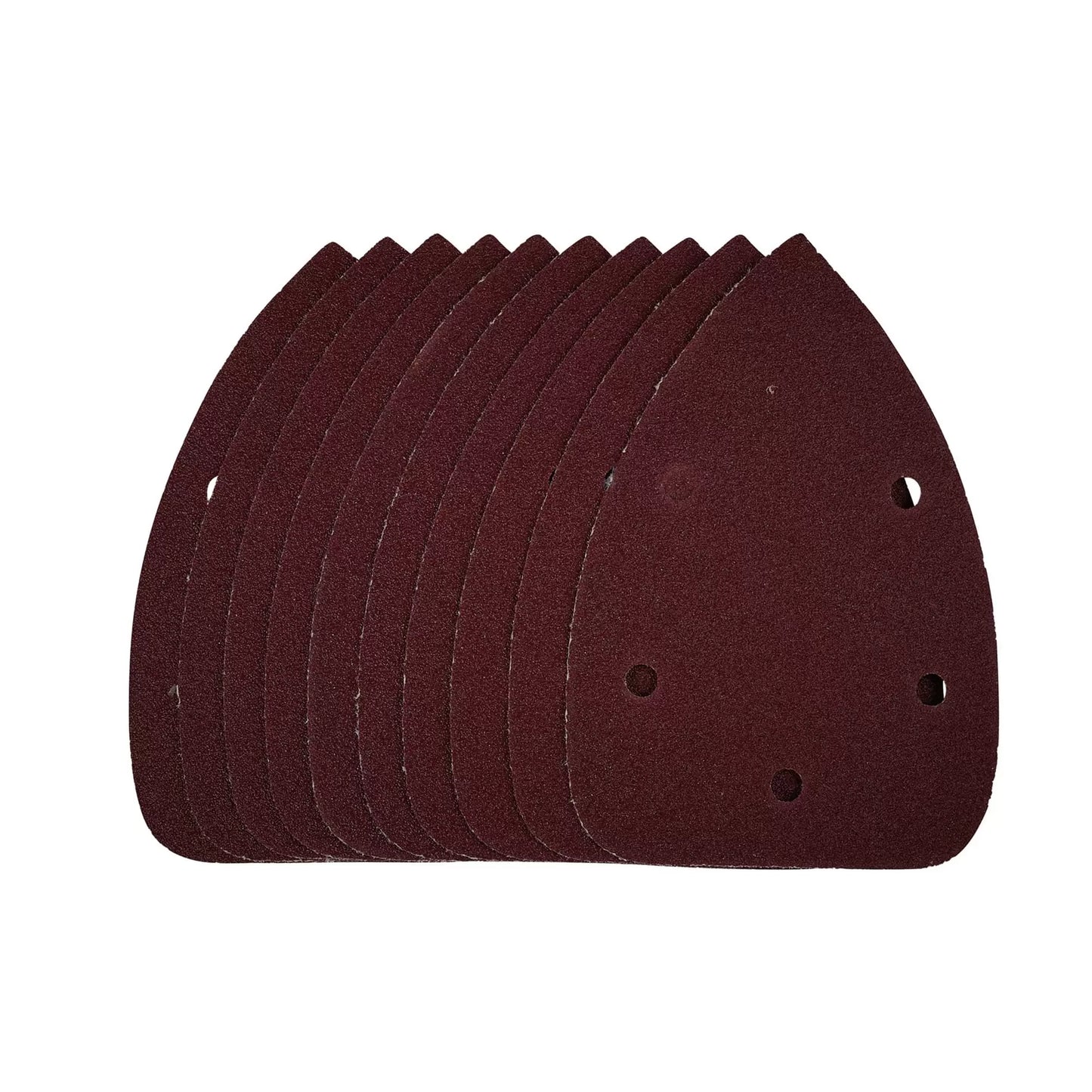 Draper Tools - 42107 - Detail Sanding Sheets with Hook and Loop, 140mm, 80 Grit, SSD2 (Pack of 10)