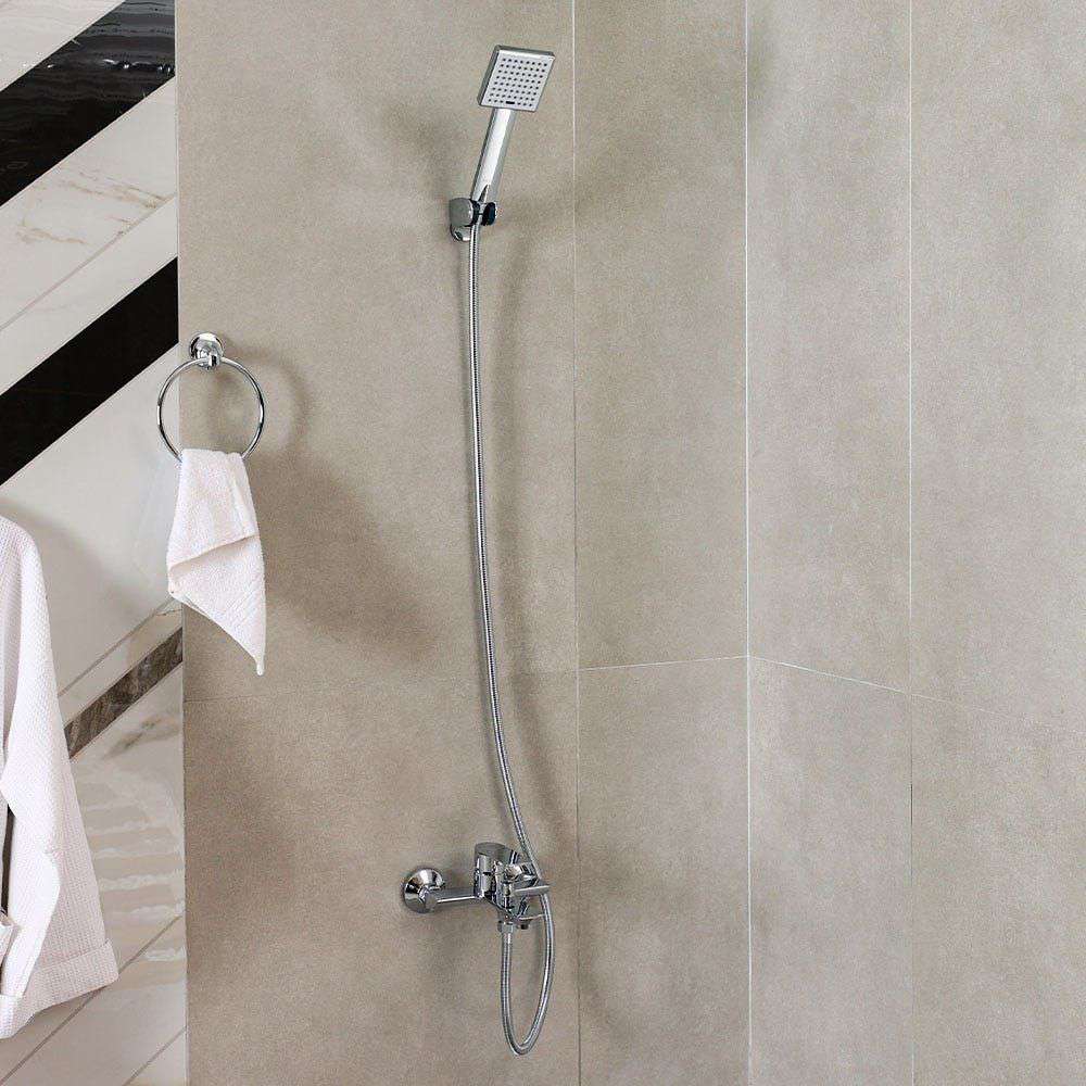 Milano Lemo 140100100725 Bath Shower Mixer Tap with Hand Shower