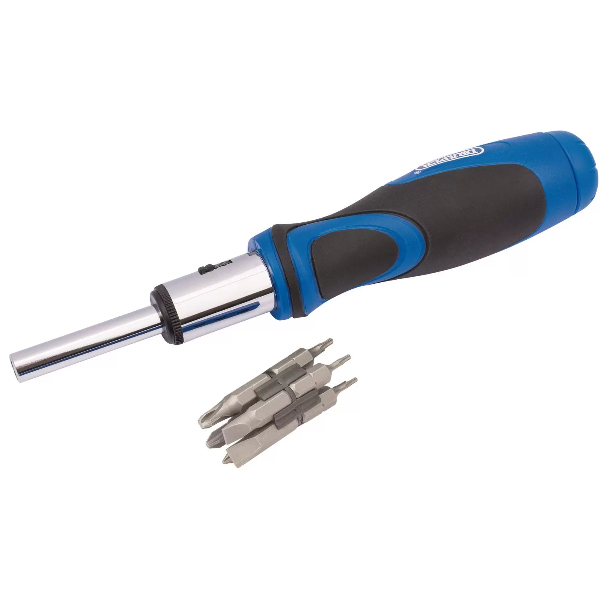 Draper Tools - 43640 - Ratchet Screwdriver and Bit Set (13 Piece)