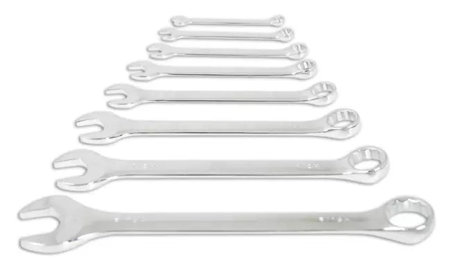 Laser - 4446 - Whitworth Combination Spanner Set 1/8" - 9/16" 8pc