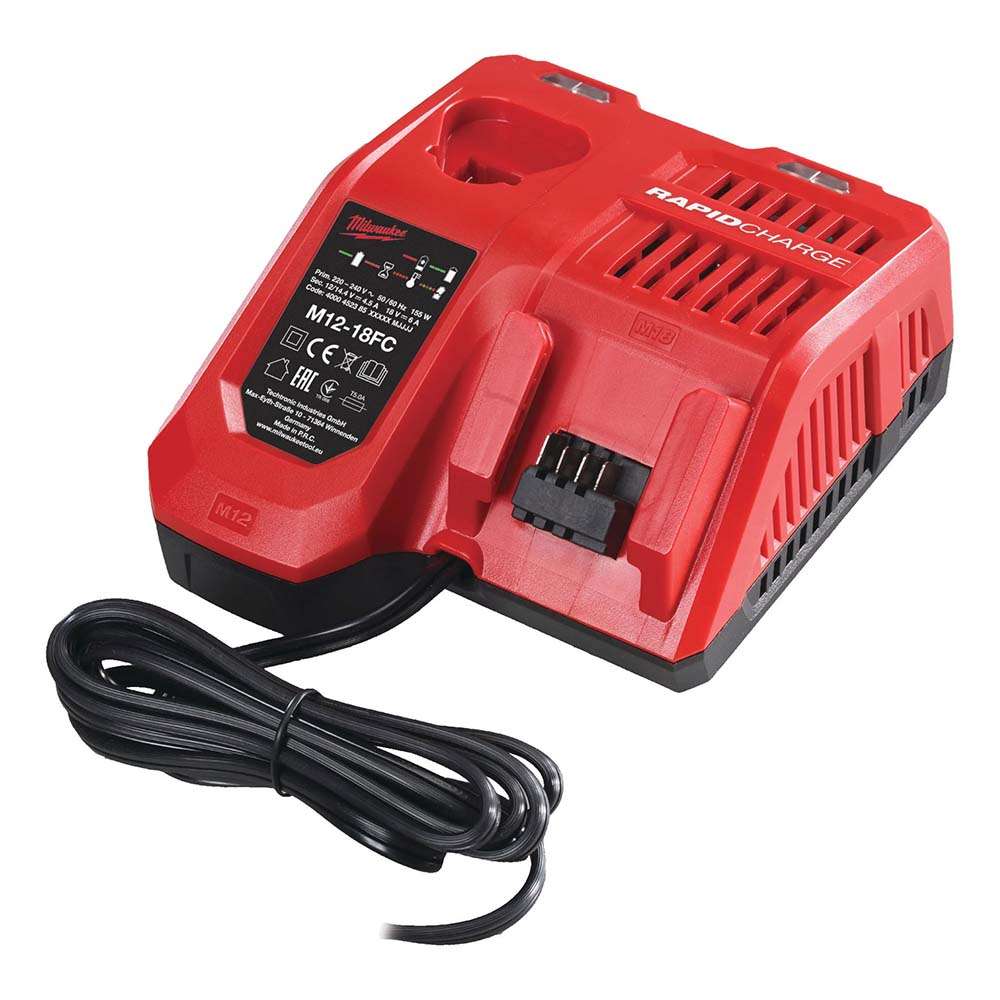 Milwaukee M12‑18FC Rapid Charger