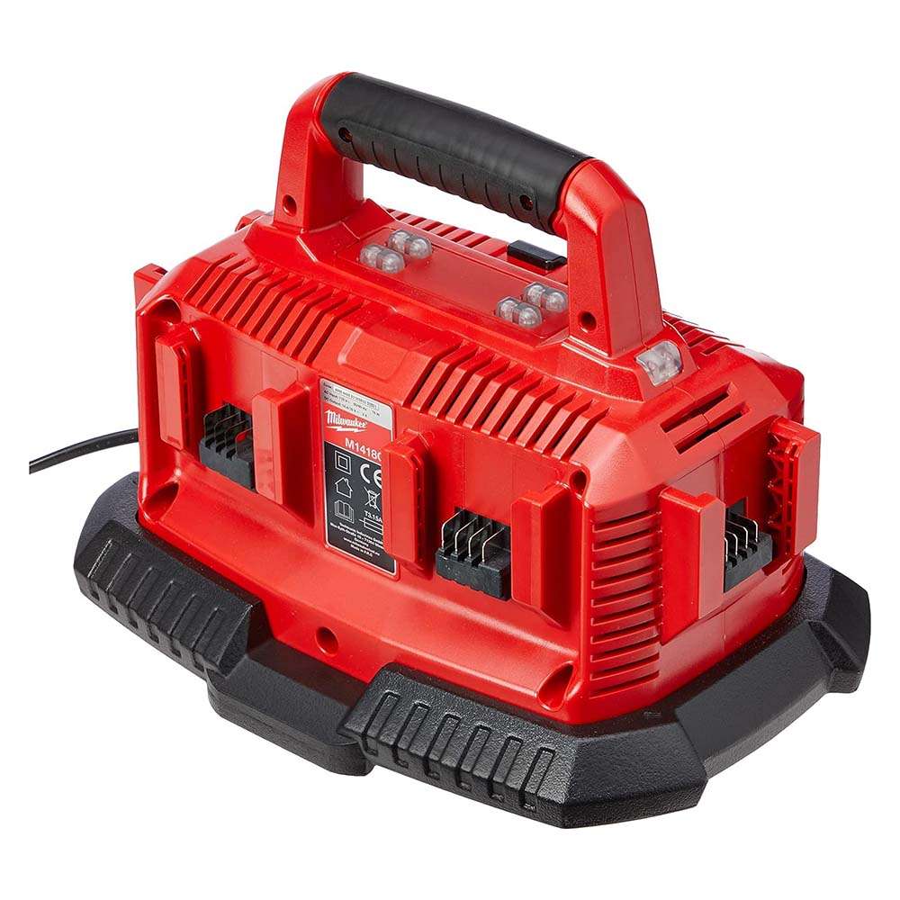 Milwaukee M14‑18C6 Multi‑Bay Charger