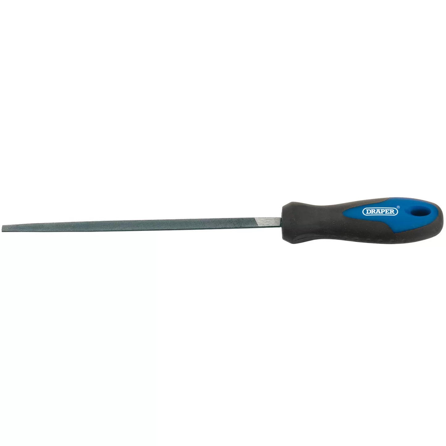 Draper Tools - 44957 - Soft Grip Engineers 3 Square File and Handle, 200mm