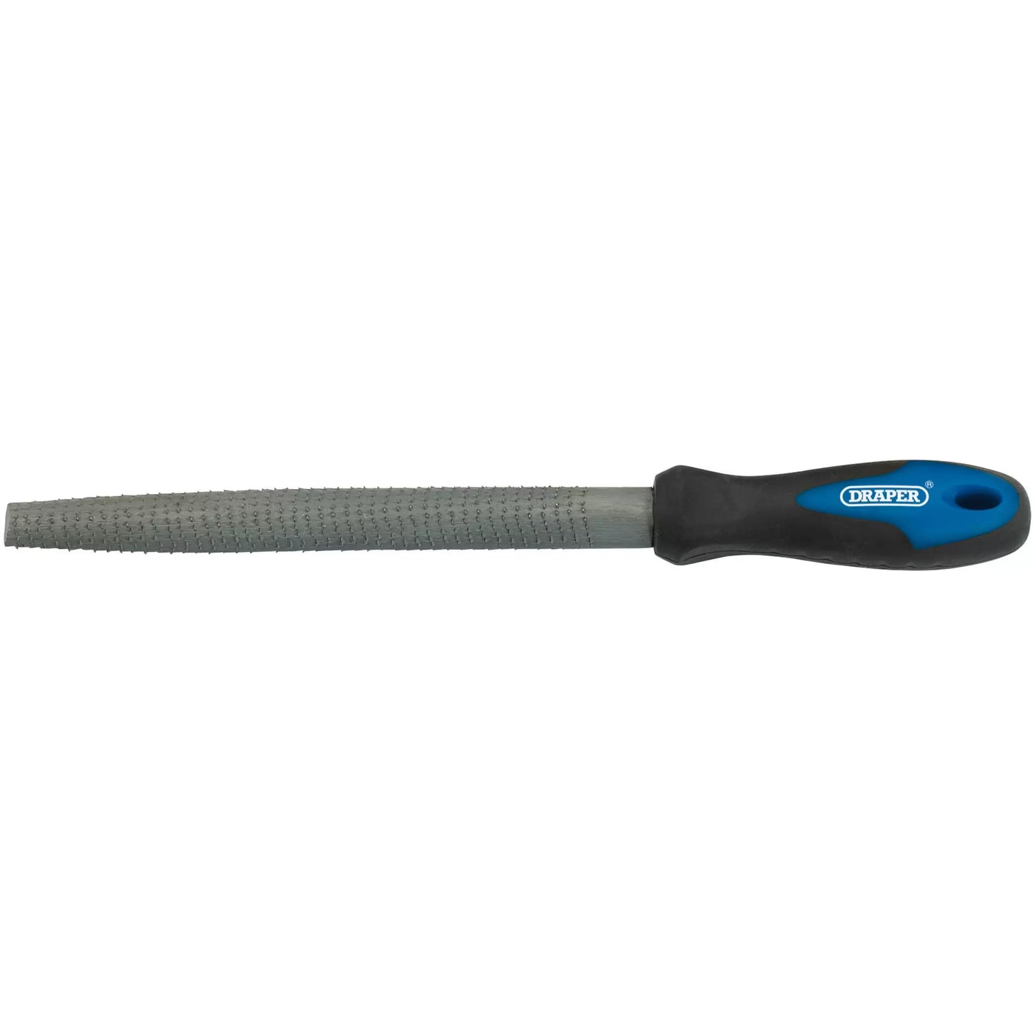 Draper Tools - 44958 - Soft Grip Engineers Half Round Cabinet Rasp, 200mm