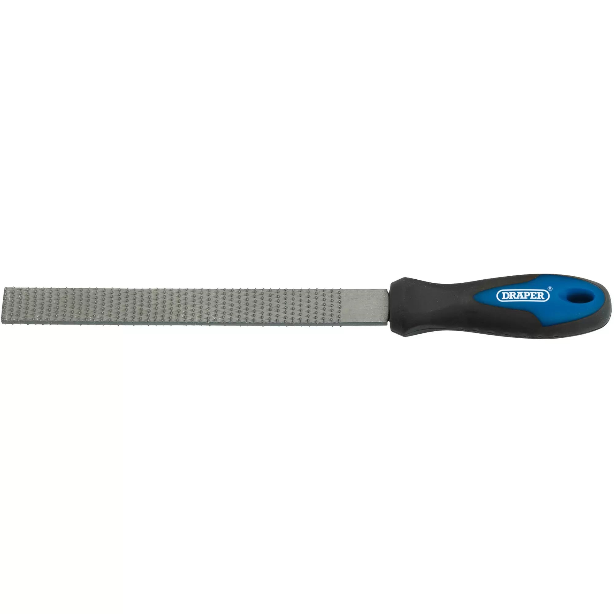 Draper Tools - 44960 - Soft Grip Engineers Flat Cabinet Rasp, 200mm