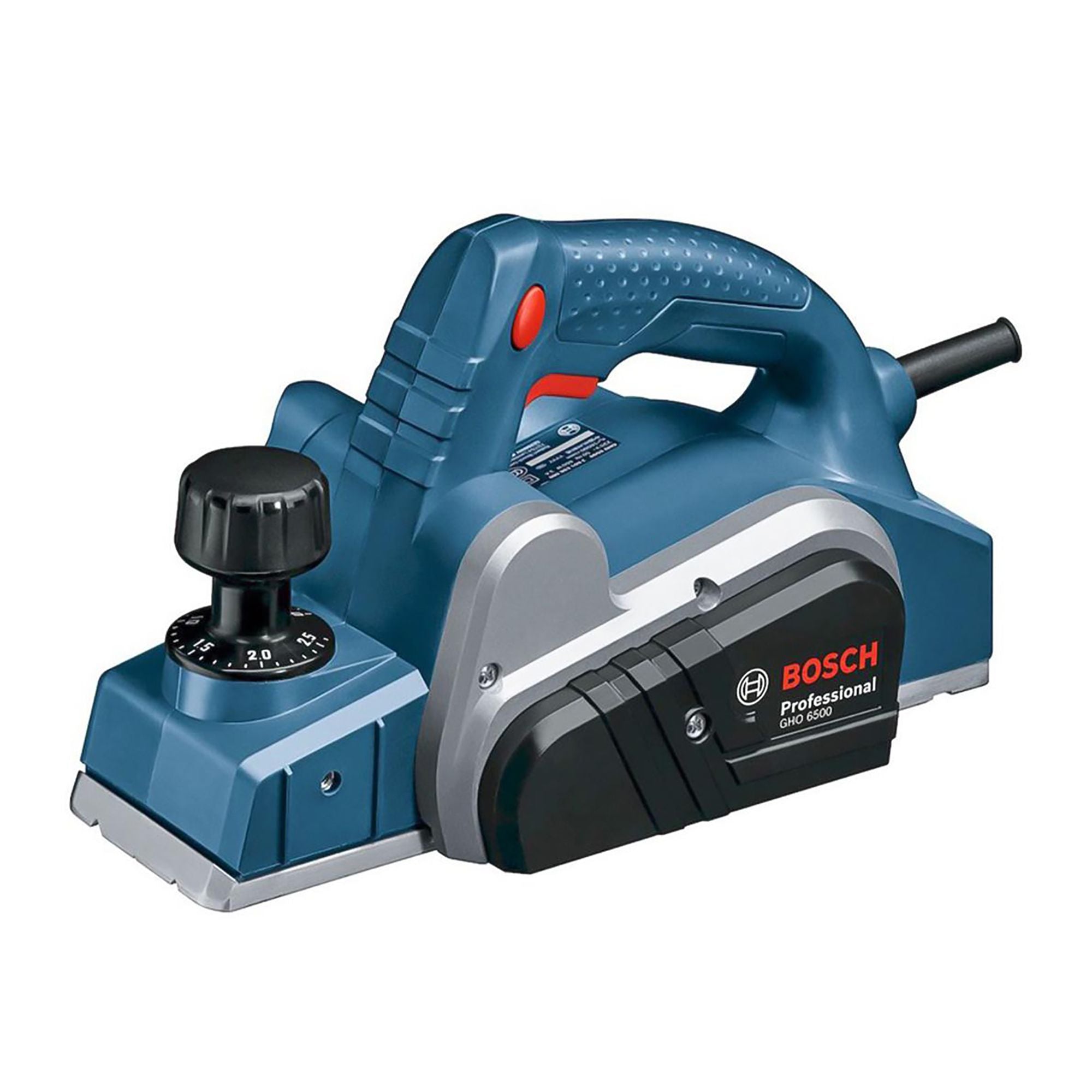Bosch GHO 6500 Electric Hand Planer – 650W, 82mm, Depth &amp; Bevel Adjustment
