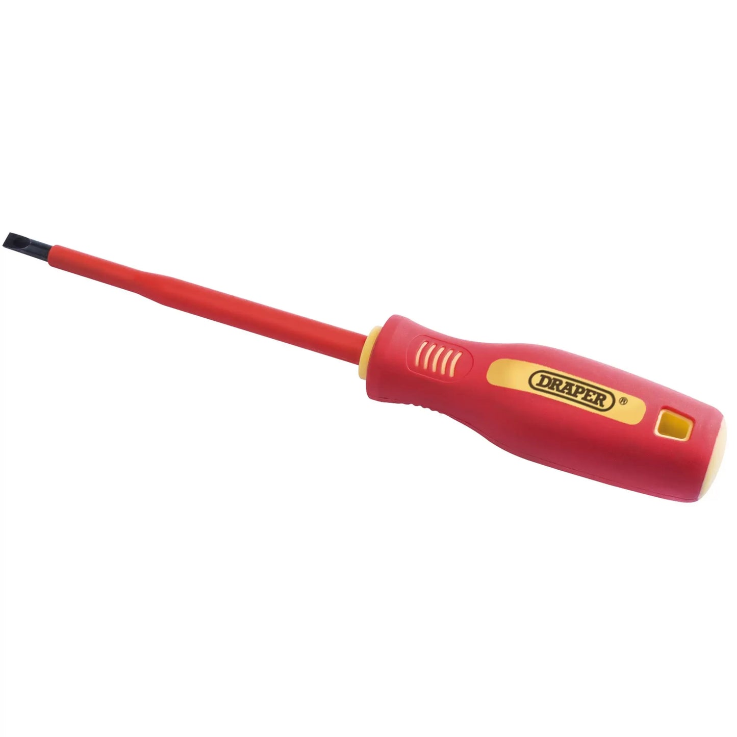 Draper Tools - 46524 - Fully Insulated Plain Slot Screwdriver, 5.5 x 125mm (Sold Loose)