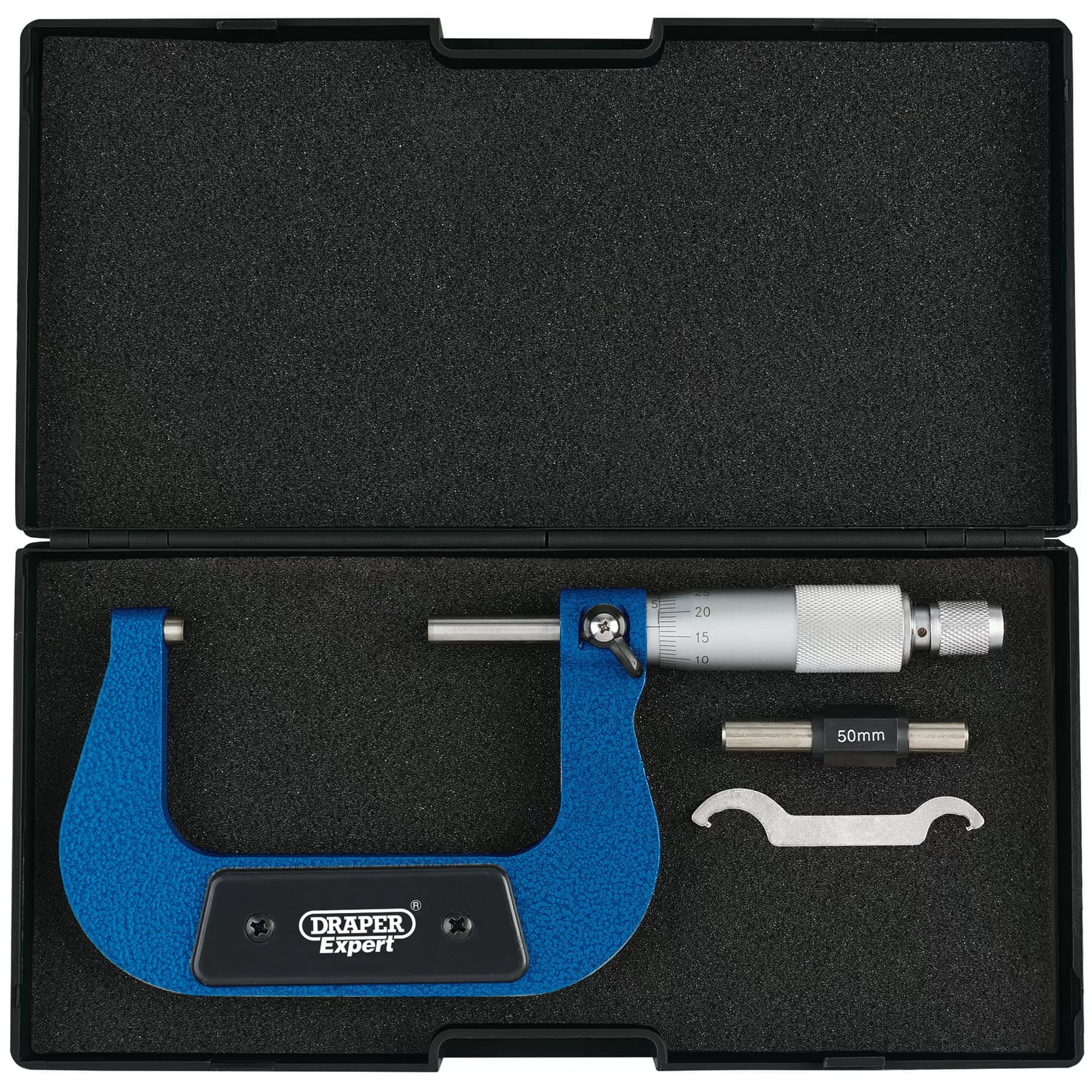 Draper Tools - 46605 - Draper Expert Metric External Micrometer, 50 - 75mm