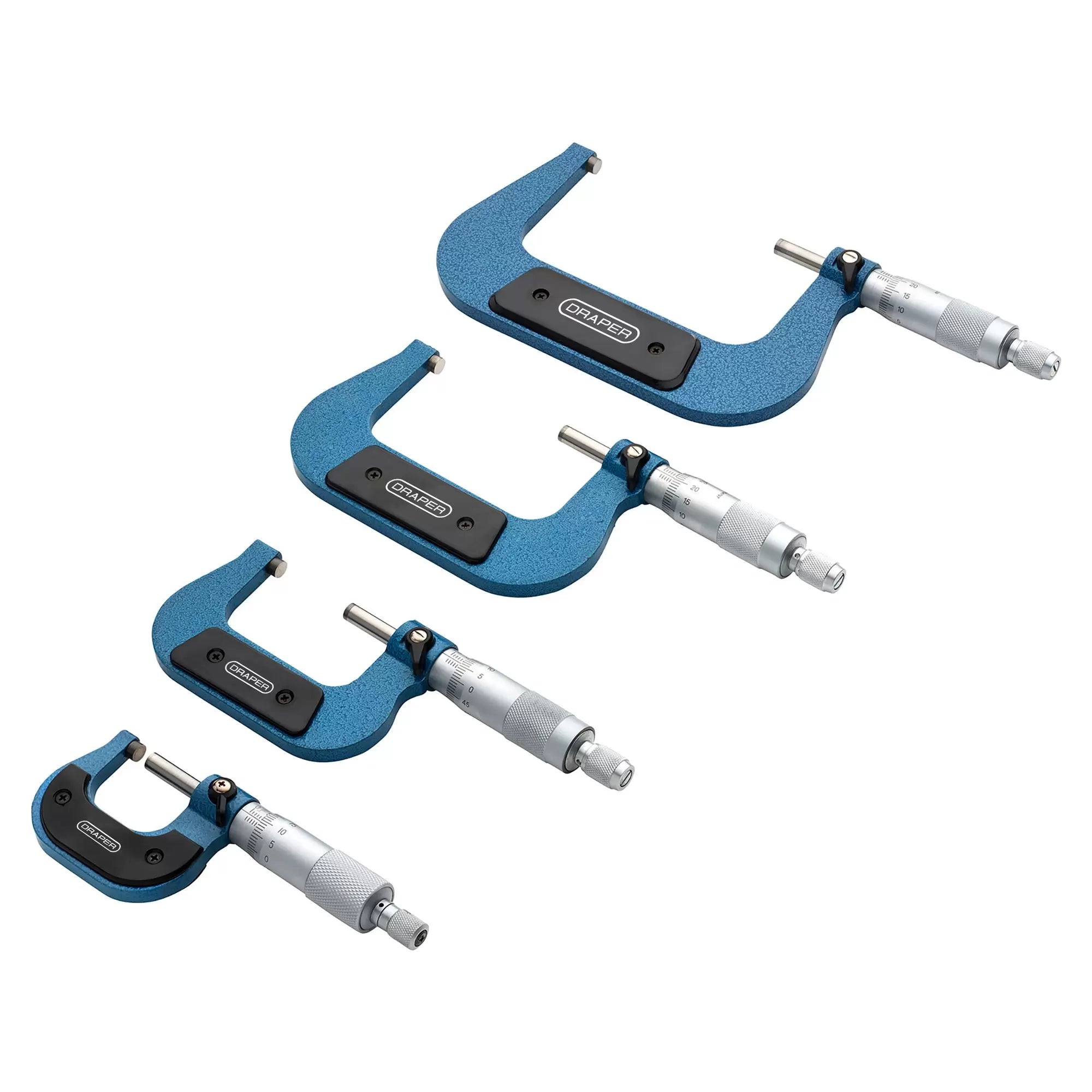 Draper Tools - 46607 - Draper Expert Metric External Micrometer Set (4 Piece)