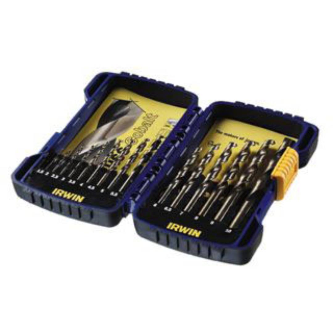 IRWIN 10503730 HSS Cobalt Drill Bit Set 25 Pieces 1.0-13.0mm
