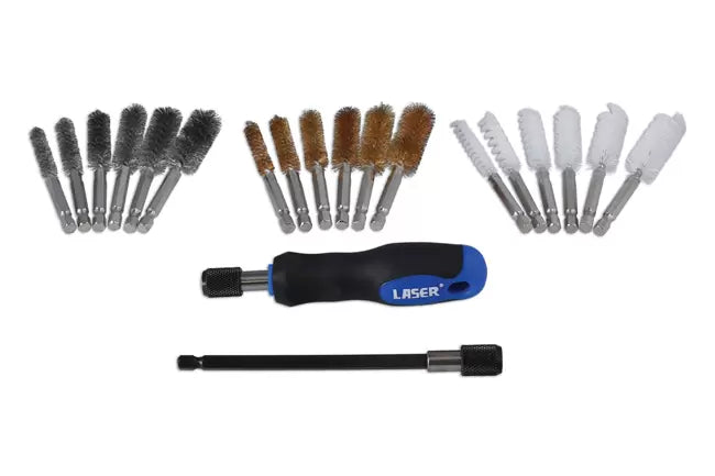 Laser - 4710 - Wire Brush Set 20pc
