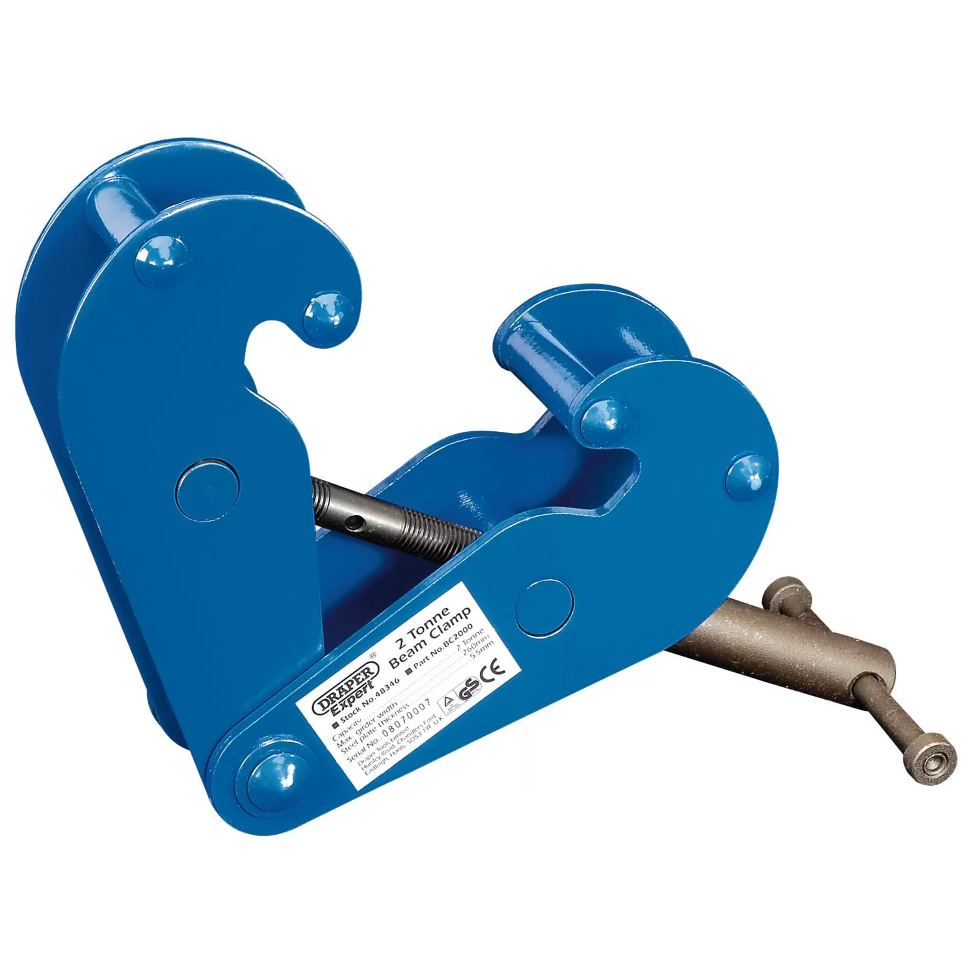 Draper Tools - 48346 - Draper Expert Beam Clamp, 2 Tonne