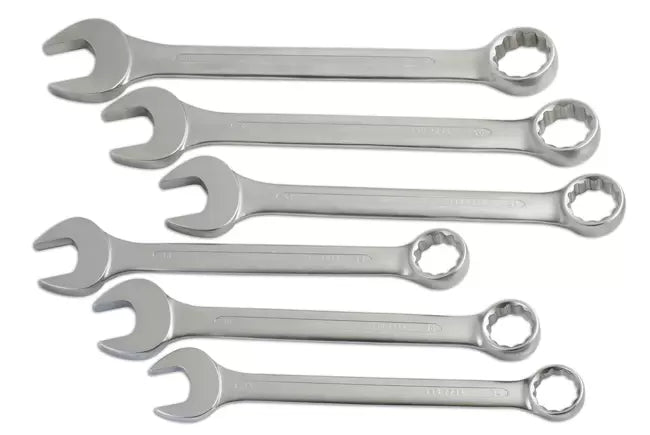Laser - 4887 - Jumbo Combination Spanner Set 6pc