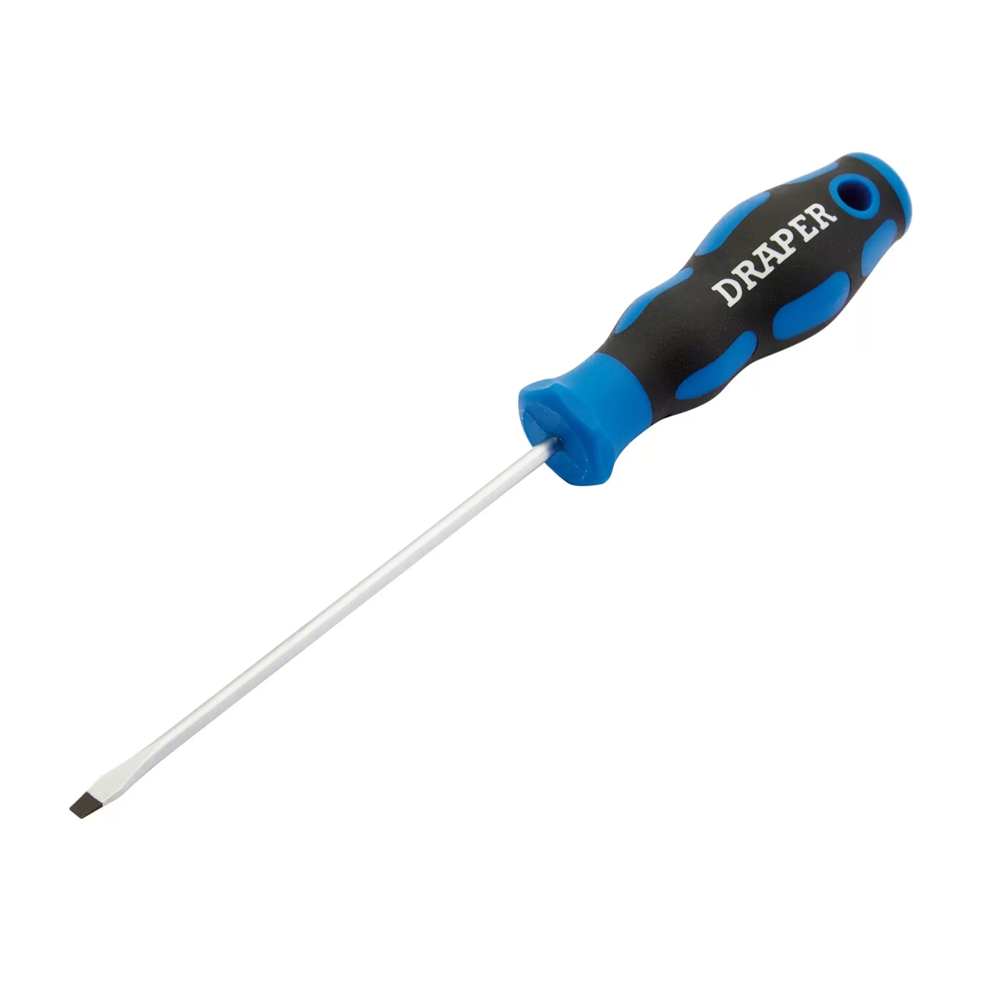 Draper Tools - 48920 - Soft Grip Plain Slot Screwdriver, 3.2 x 100mm