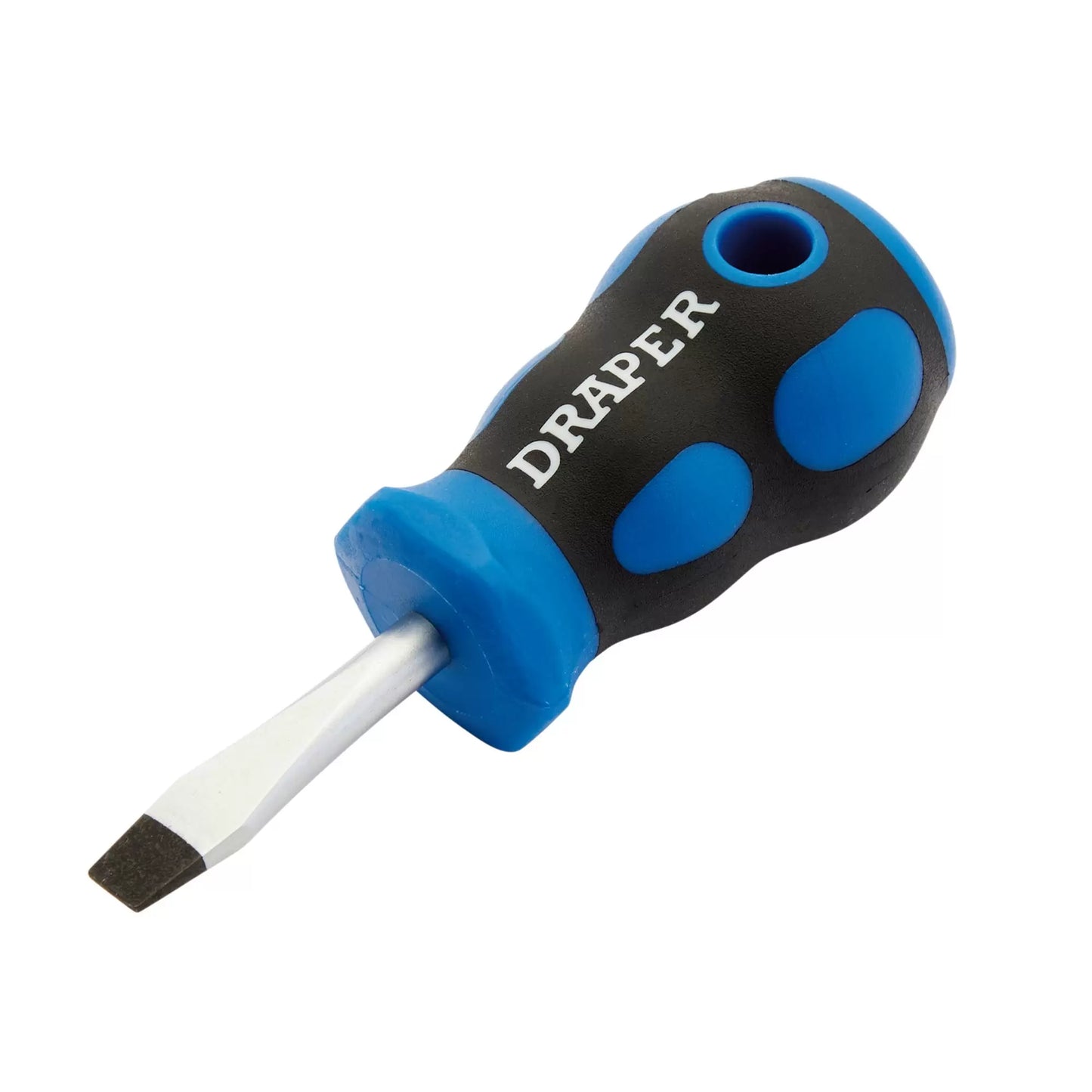 Draper Tools - 48921 - Soft Grip Plain Slot Screwdriver, 6 x 38mm