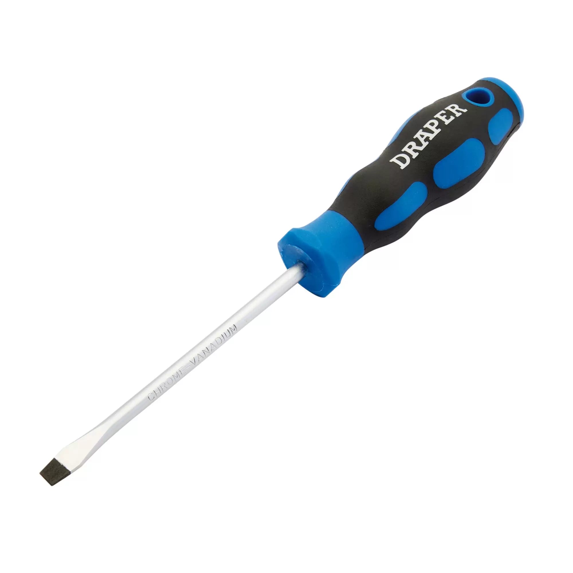 Draper Tools - 48922 - Soft Grip Plain Slot Screwdriver, 5 x 100mm
