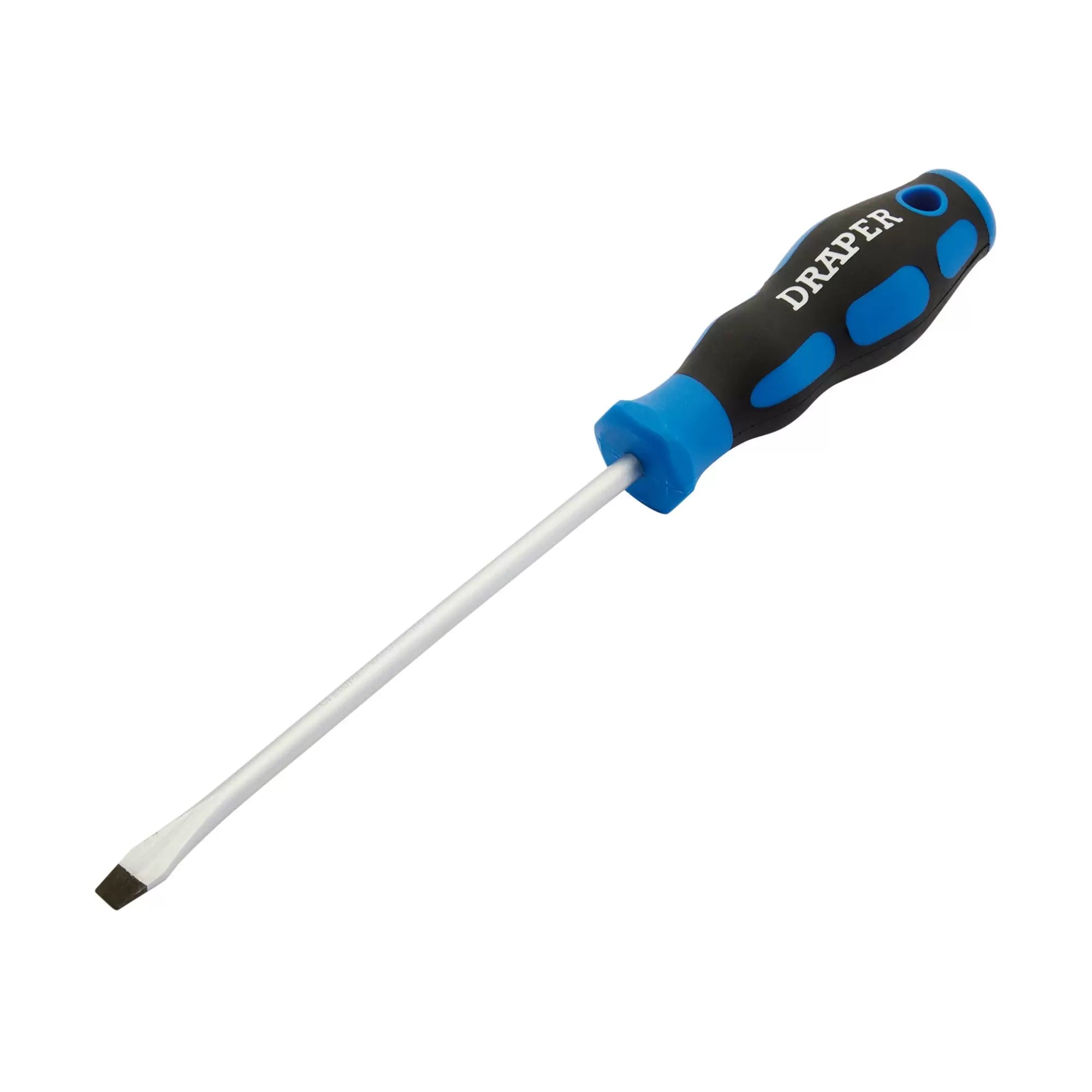 Draper Tools - 48923 - Soft Grip Plain Slot Screwdriver, 6 x 150mm
