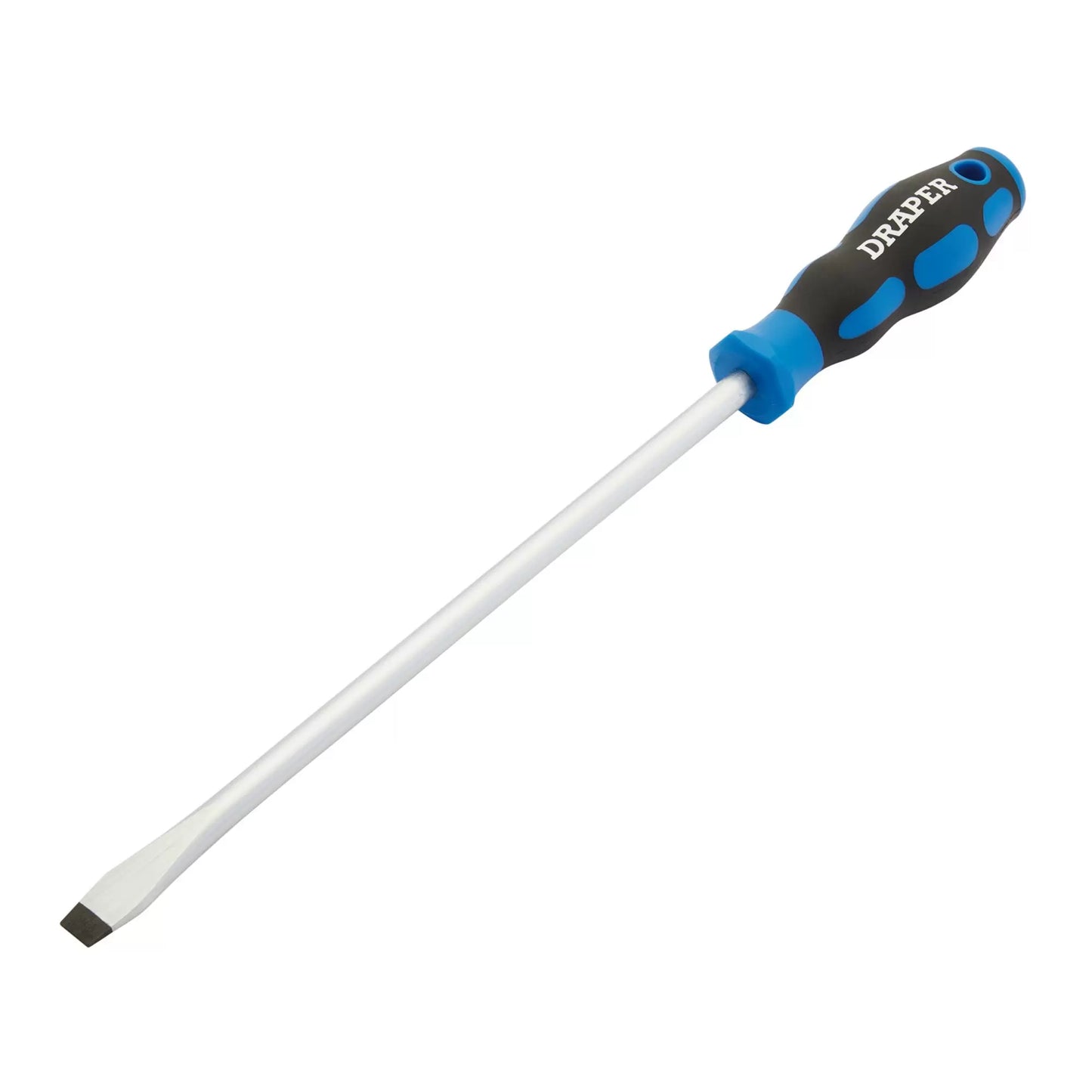 Draper Tools - 48927 - Soft Grip Plain Slot Screwdriver, 9.5 x 250mm