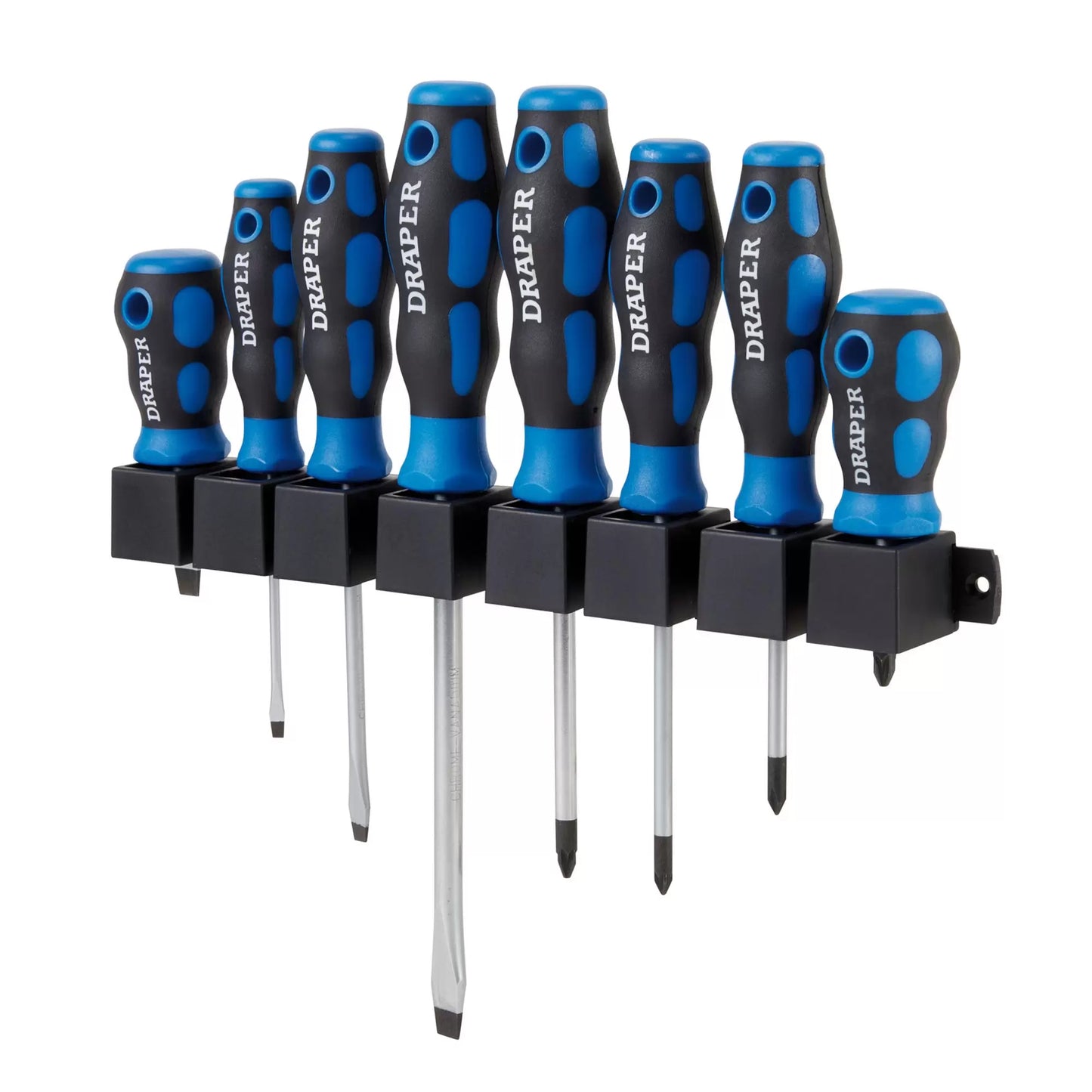 Draper Tools - 48933 - Soft Grip Screwdriver Set (8 Piece)
