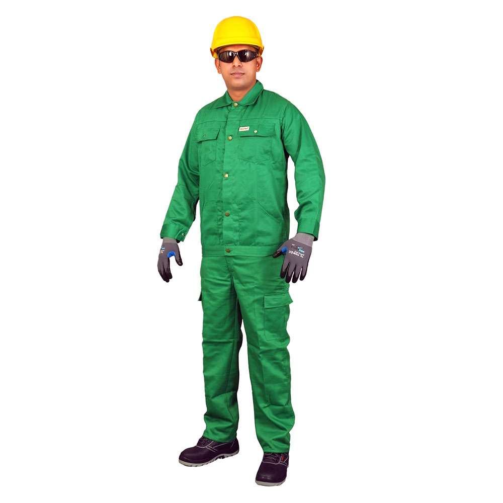 Vaultex CGV 190GSM Twill Pant & Shirt, Green, XL