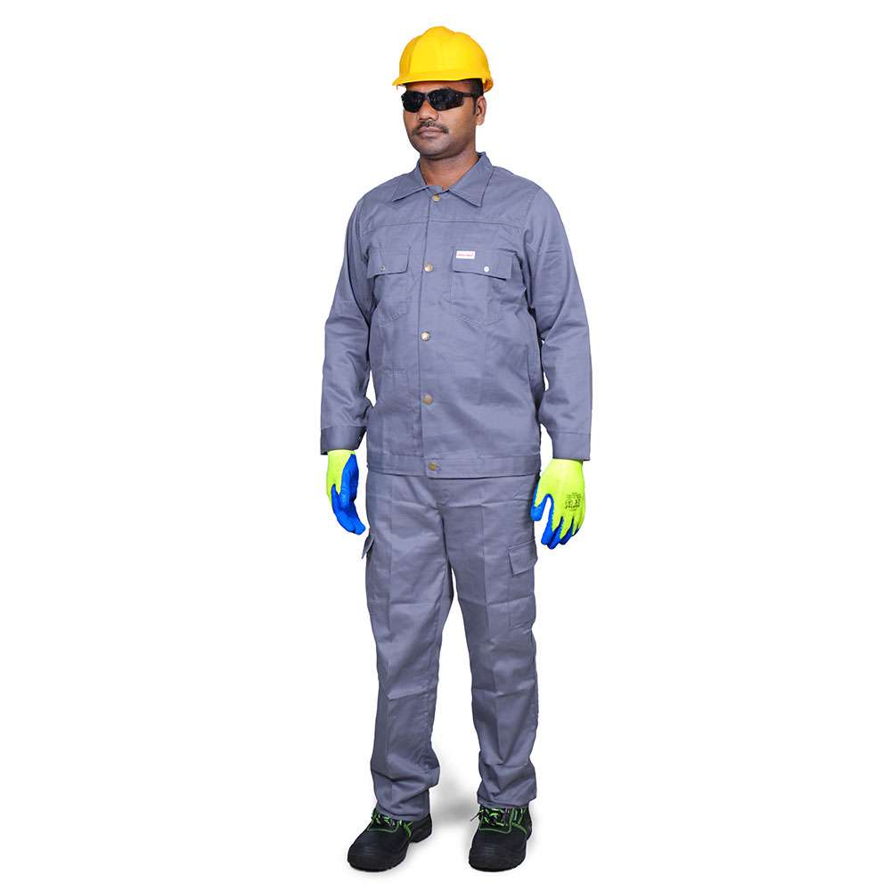 Vaultex MJT 190GSM Twill Pant & Shirt, Grey, Small