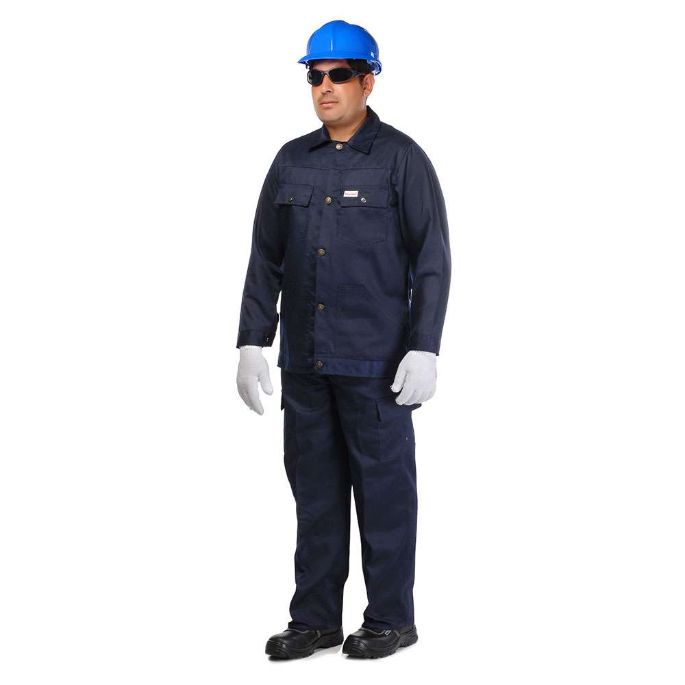 Vaultex CNV 190GSM Twill Pant & Shirt, Navy Blue, 4XL