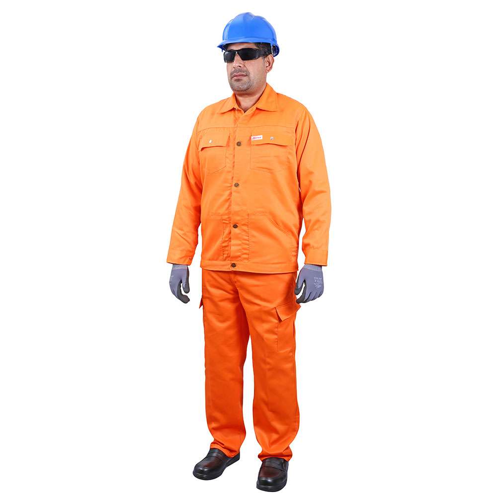 Vaultex OVT 190GSM Twill Pant & Shirt, Orange, Large