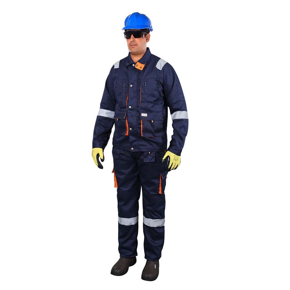 Vaultex DUE 190GSM Twill Pant & Shirt, Petrol Blue, 4XL