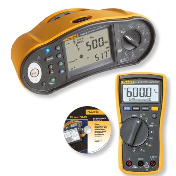 Fluke 1664 UK-DMM Multifunction Tester Kit with Free Fluke 115 Multimeter – Model 4911894