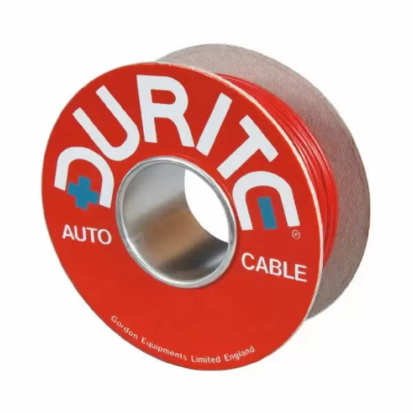 Durite 4-940-01 - Cable Single Thin Wall 80/0.40mm Black PVC 100M