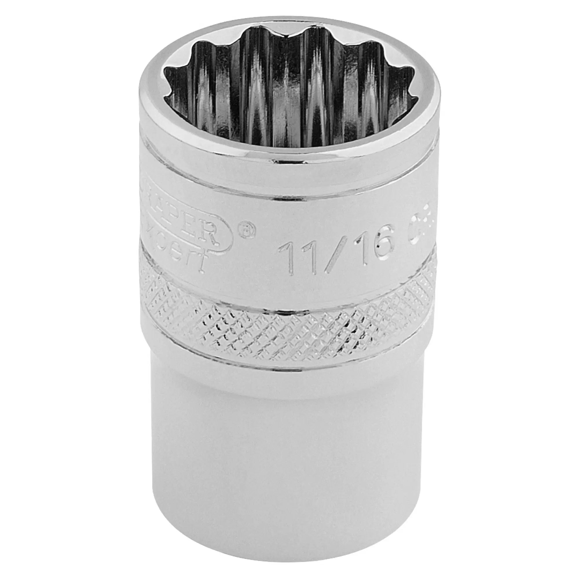 Draper Tools - 49480 - Draper Expert HI-TORQ® 12 Point Socket, 3/8" Sq. Dr., 11/16"