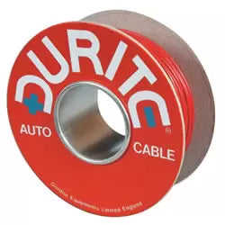 Durite 0-932-01 - Cable Single Thin Wall 32/0.20mm Black PVC 100M