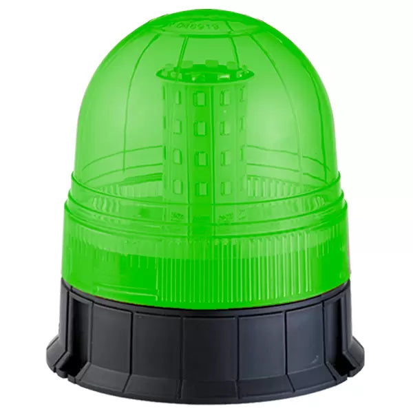 Durite 4-445-08 - Beacon LED R10 12/24 volt Green Three Bolt Fixing Pk1