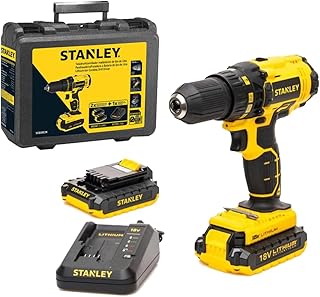 Stanley Cordless Brushless Drill Driver, Black/Yellow, Scd20S2K-B5